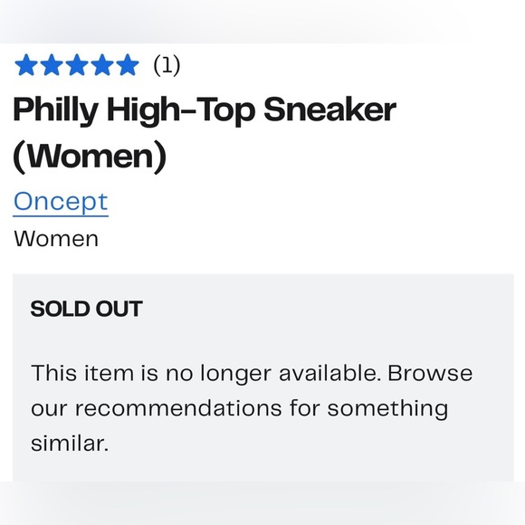 Oncept Philly High-Top Sneaker Size 8 NEW - Picture 4 of 13